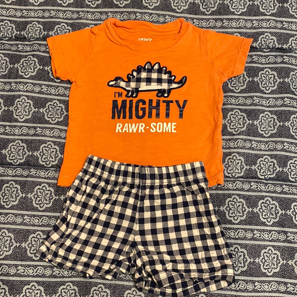 Two piece shirt and short